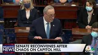 Sen. Chuck Schumer: President Donald Trump's lies incited this mob