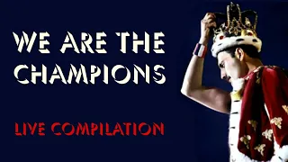 We Are The Champions - LIVE COMPILATION (1977-1986) - Queen