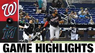 Nationals vs. Marlins Game Highlights (8/24/21) | MLB Highlights