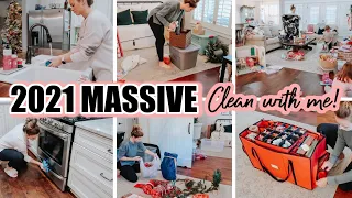 2021 MASSIVE CLEAN WITH ME!! | EXTREME CLEANING & ORGANIZING MOTIVATION FOR THE NEW YEAR! Amy Darley