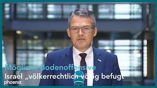 Roderich Kieseweter (CDU) zu möglicher Bodenoffensive Israels am 15.10.23