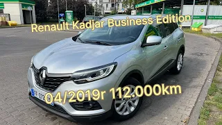 Renault Kadjar Business 2019r 112.000km/ Рено Каджар 1.5dci 115hp Авто в продаже