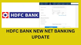 HDFC Bank latest new net banking Big update || एचडीएफसी बैंक नवीनतम नया नेट बैंकिंग bada अपडेट