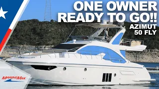 2017 Azimut 50 Fly Walkthrough | MarineMax Sail & Ski Austin