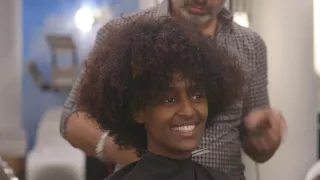 Model Lula Gets a Curly Afro Pixie Cut | Hair Transformation | Allure