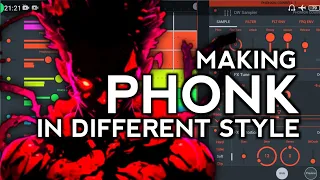 Making Phonk beats in different style (FL Studio Mobile)