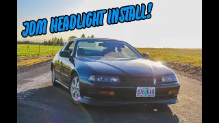 JDM Headlight install | Honda Prelude Build episode 5