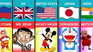 Cartoons From Different Countries | #cartoon