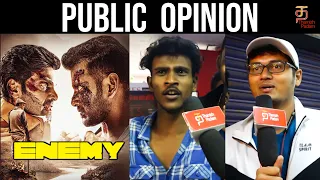 Enemy Movie Public Opinion | Vishal | Arya | Mirnalini Ravi | Praksh Raj | Anand Shankar