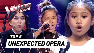 Unexpected OPERA auditions who SHOCKED the Coaches in The Voice (Kids)