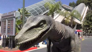 Jurassic Park Tango Raptor Dinosaur Encounter Full Closeup Experience at Universal Studios Hollywood