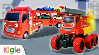 Membuat Truk Pemadam Kebakaran Super | Mobil Mainan Anak-anak | KigleTV Indonesia