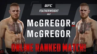 EA Sports UFC 2 - Online Ranked Match - Conor Mcgregor Vs Conor McGregor