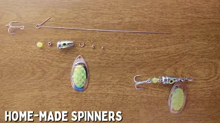 How To Make Your Own IN-LINE SPINNERS For TROUT