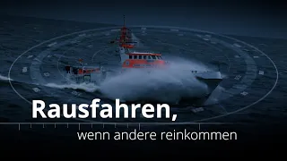 Rausfahren, wenn andere reinkommen – Die Seenotretter in 180 Sekunden