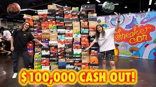 $100,000 CASH OUT AT SNEAKERCON LA (MOST WE HAVE EVER SPENT!)