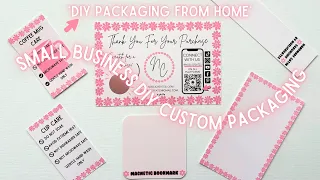 How To Make Custom Packaging at Home For Small Business| How To DIY Packaging For Small Business