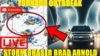 🔴LIVE STORM CHASING! Significant Tornado Outbreak Across Ohio Valley