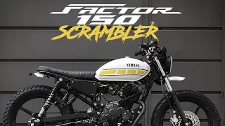 Yamaha Factor 150 Scrambler customizada pela Benta Handmade. Essa moto pode ser sua!!!