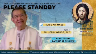 Fr. Jerry Orbos, SVD - Holy Mass at the Diocesan Shrine for Sunday, January 10, 2021 (10:00am)