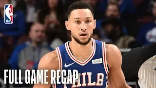 MAGIC vs 76ERS | Ben Simmons Stuffs The Stat Against Orlando | March 5, 2019