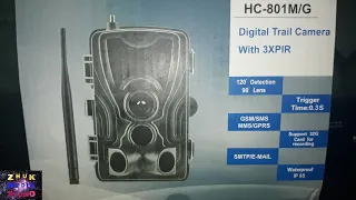 Распаковка фотоловушки HC 801 M/G