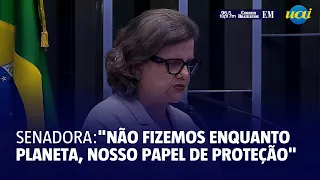 Senadora sobre chuvas no RS: "Não fizemos enquanto planeta, nosso papel de proteção"