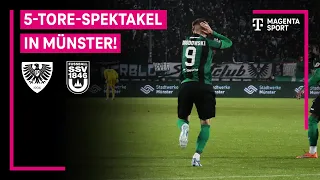 SC Preußen Münster - SSV Ulm 1846, Highlights mit Live-Kommentar | 3. Liga | MAGENTA SPORT