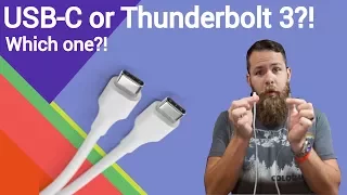 USB-C vs Thunderbolt-3: Showdown and Compare!