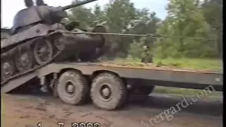 Подъем советского танка Т-34-76 "Снайпер"