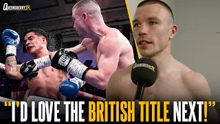 "I'd love the British Title" | Andrew Cain returns with devastating KO & eyes Lane title fight next