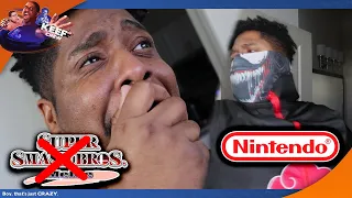 When Nintendo finds out you're playing their games competitively!