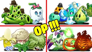 PvZ 2 4 Super Team Plants Vs Team Zombies Part 10 - Team So OP !!!