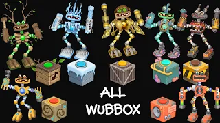 All Wubbox All Islands & Eggs (Sound and Animation) 4k