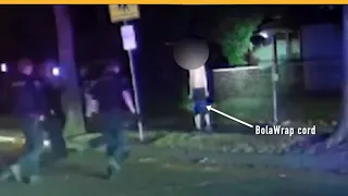 BolaWrap® in Use: Dashcam Shows Officers Restrain Violent Subject in Crisis in Washington