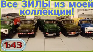 Зилы-130 из моей коллекции ПНС, ПМ, АЦ, АС, ТЗ, КПМ 1:43