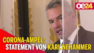 Regierung präsentiert Corona-Ampel: Statement von Karl Nehammer