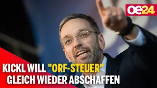 Kickl will "ORF-Steuer" gleich wieder abschaffen