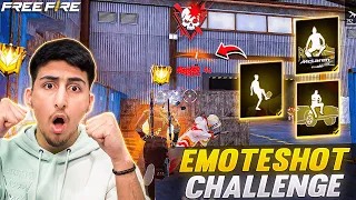 Emote Shot Challenge In Lone Wolf😍🤣Only Red - Free Fire India