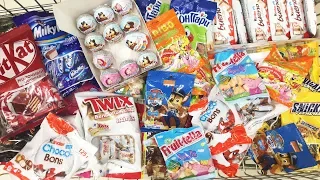 A Lot Of Candy 2018 NEW #51 ASMR / АСМР Киндер Сюрпризы Маша и Медведь, конфеты Щенячий патруль