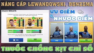 DLS 2023 | Nâng cấp hàng HOT Lewandowski , Benzema | Review thuốc chống xịt chỉ số