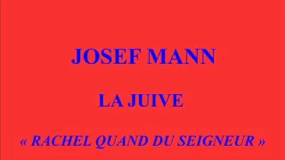 Joseph Mann   La Juive   Rachel quand du Seigneur   Odeon Brun 80728 enregistré en juin 1919