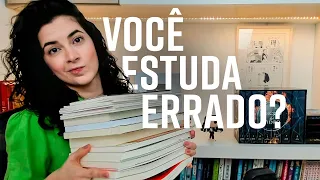 você provavelmente estuda errado (e não sabe)