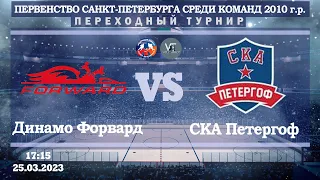 Динамо Форвард 10 - СКА Петергоф 10 / Переходный турнир / 25.03.2023