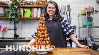 Claire Saffitz Makes Croquembouche, A Cream Puff Tower