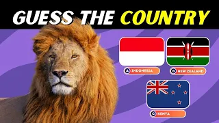 Guess The Country by The National Animal | Country Quiz