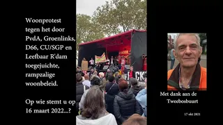 Woonprotest in Rotterdam