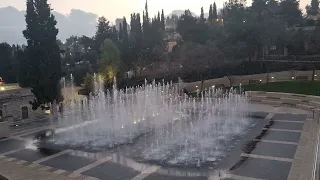 Relaxing Fountain at Teddy Park Jerusalem