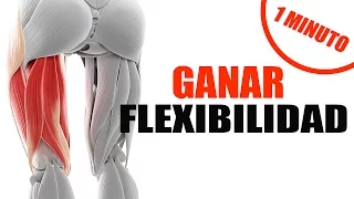 GANAR FLEXIBILIDAD: DOS TÉCNICAS PARA ISQUIOS ACORTADOS (1 Minuto)