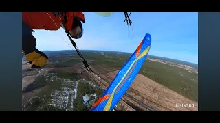 Paragliding Ahmosuo, Finland with my brand new Zoom x2c